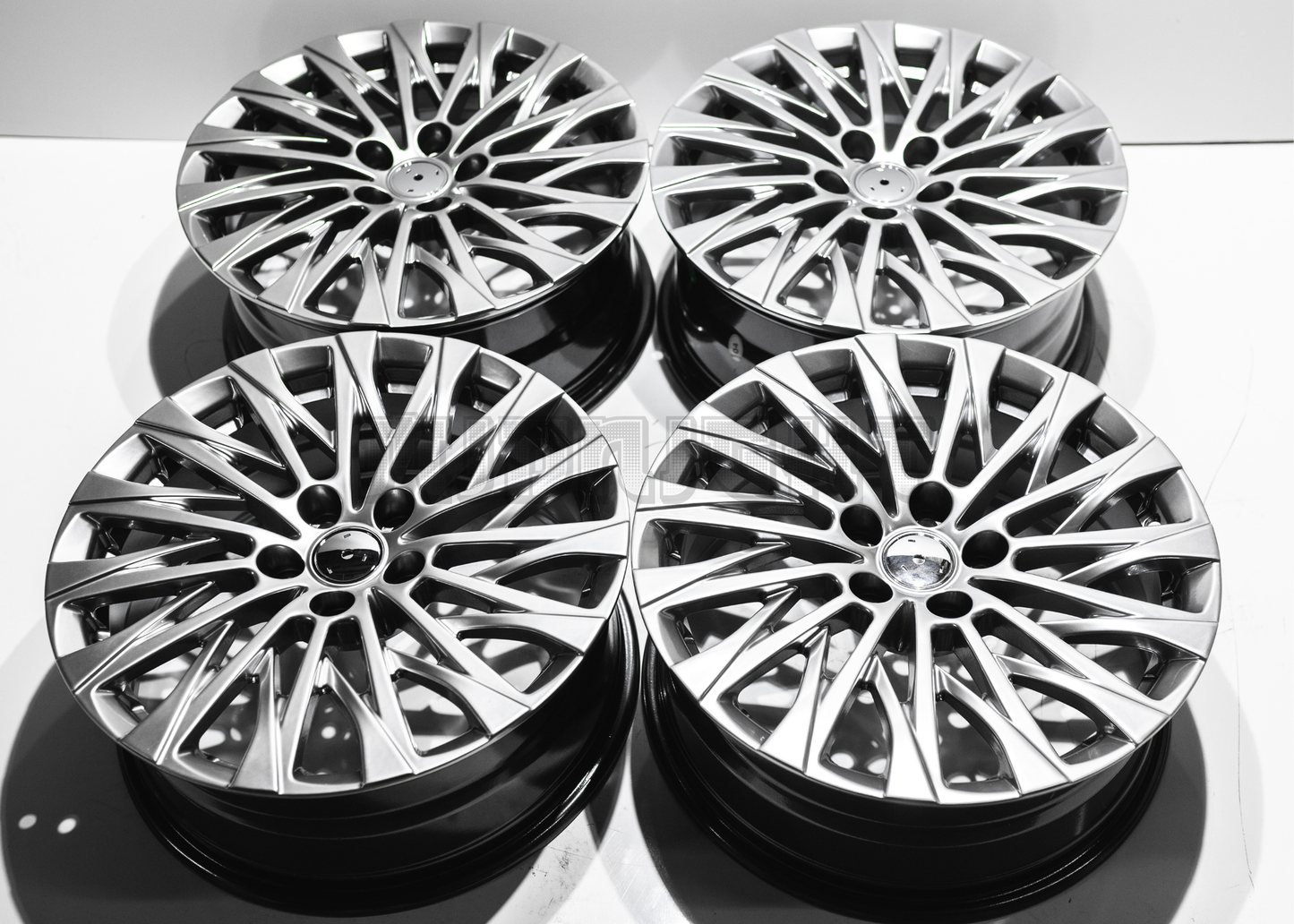 18" Gunmetal Wheels For Toyota Sedan Van SUV (5x114.3) Square Set