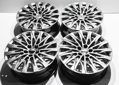 18" Gunmetal Wheels For Toyota Sedan Van SUV (5x114.3) Square Set