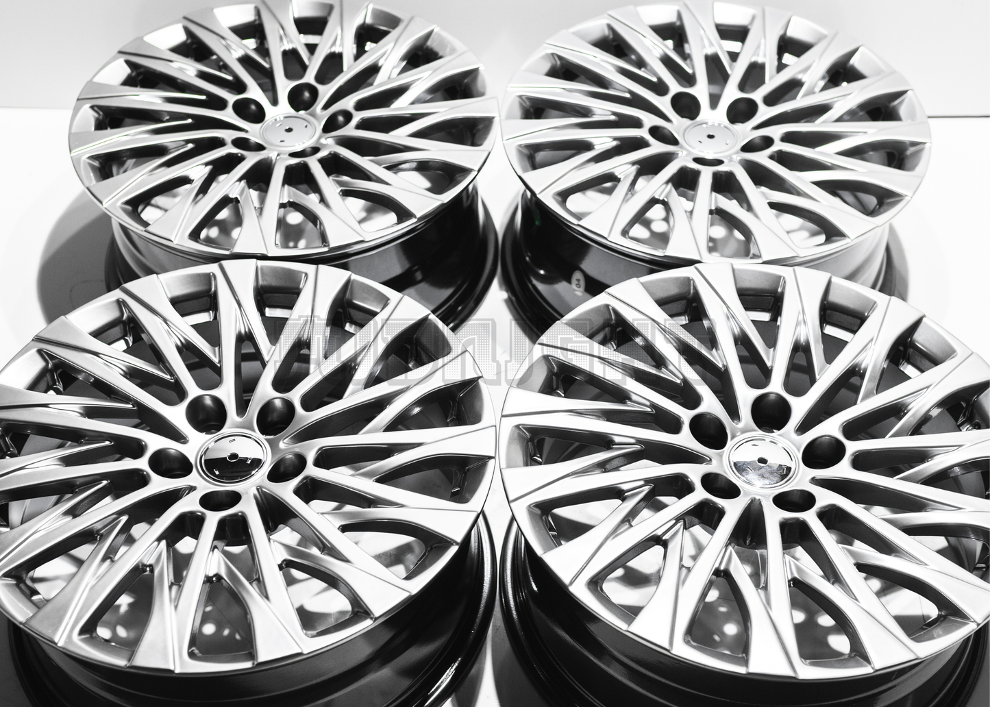 18" Gunmetal Wheels For Toyota Sedan Van SUV (5x114.3) Square Set