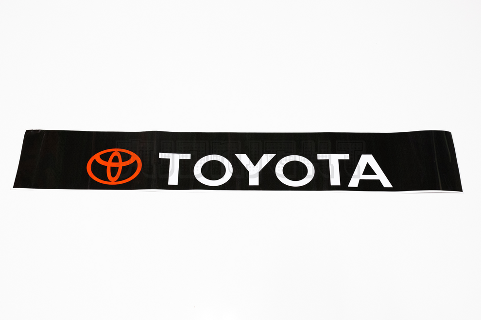 Toyota Adhesive Windshield Banner – Midnight Japan