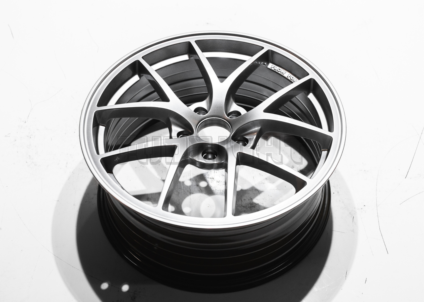 18" Gunmetal BBS RIA Style Wheels (5x114.3) Square Set