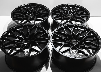 20" Matte Black M Sport Style Wheels For BMW (5x120) Staggered Set 20x8.5/9.5