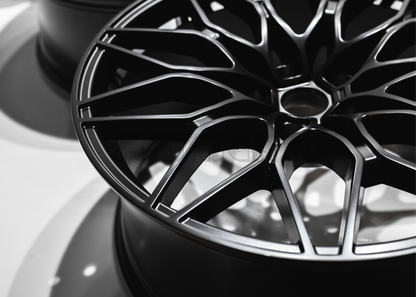 20" Matte Black M Sport Style Wheels For BMW (5x120) Staggered Set 20x8.5/9.5