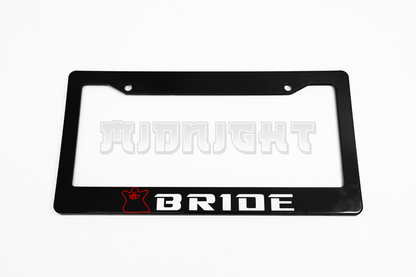 BRIDE License Plate Frame