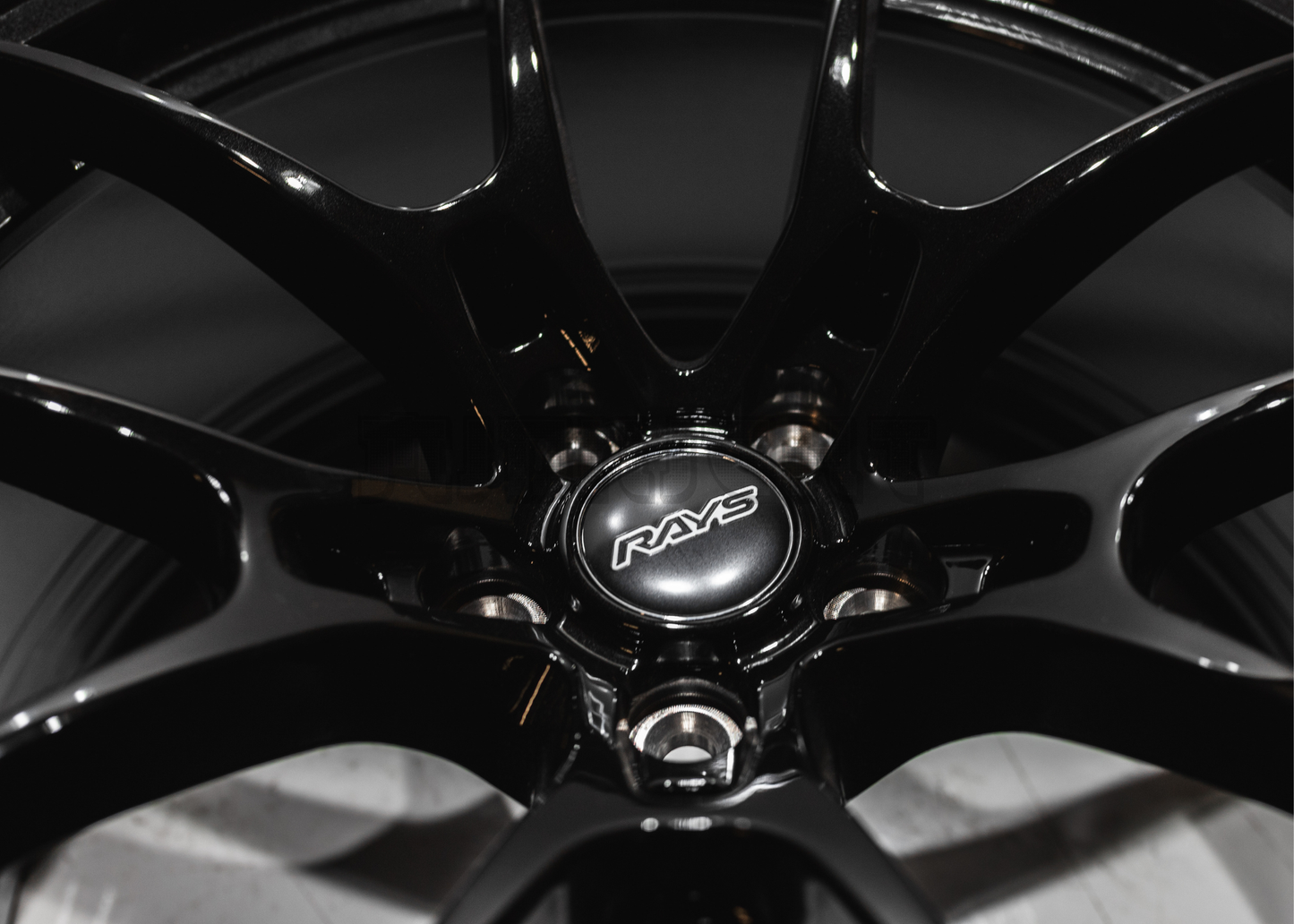19" Gloss Black Rays G025 Style Wheels (5x112) Staggered Set 19x8.5/9.5