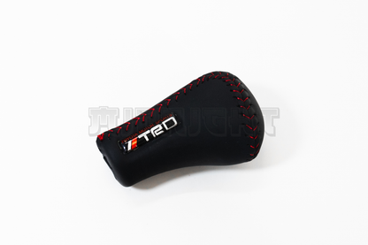 TRD Toyota Leather Stitched Manual 5 Speed Gear Shift Knob