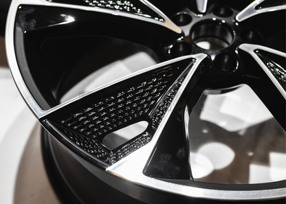 21" Gloss Black Machined Wheels For Audi (5x112) Square Set
