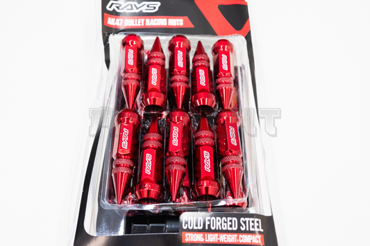 Rays AK47 Bullet Racing Nuts Red M14xP1.5