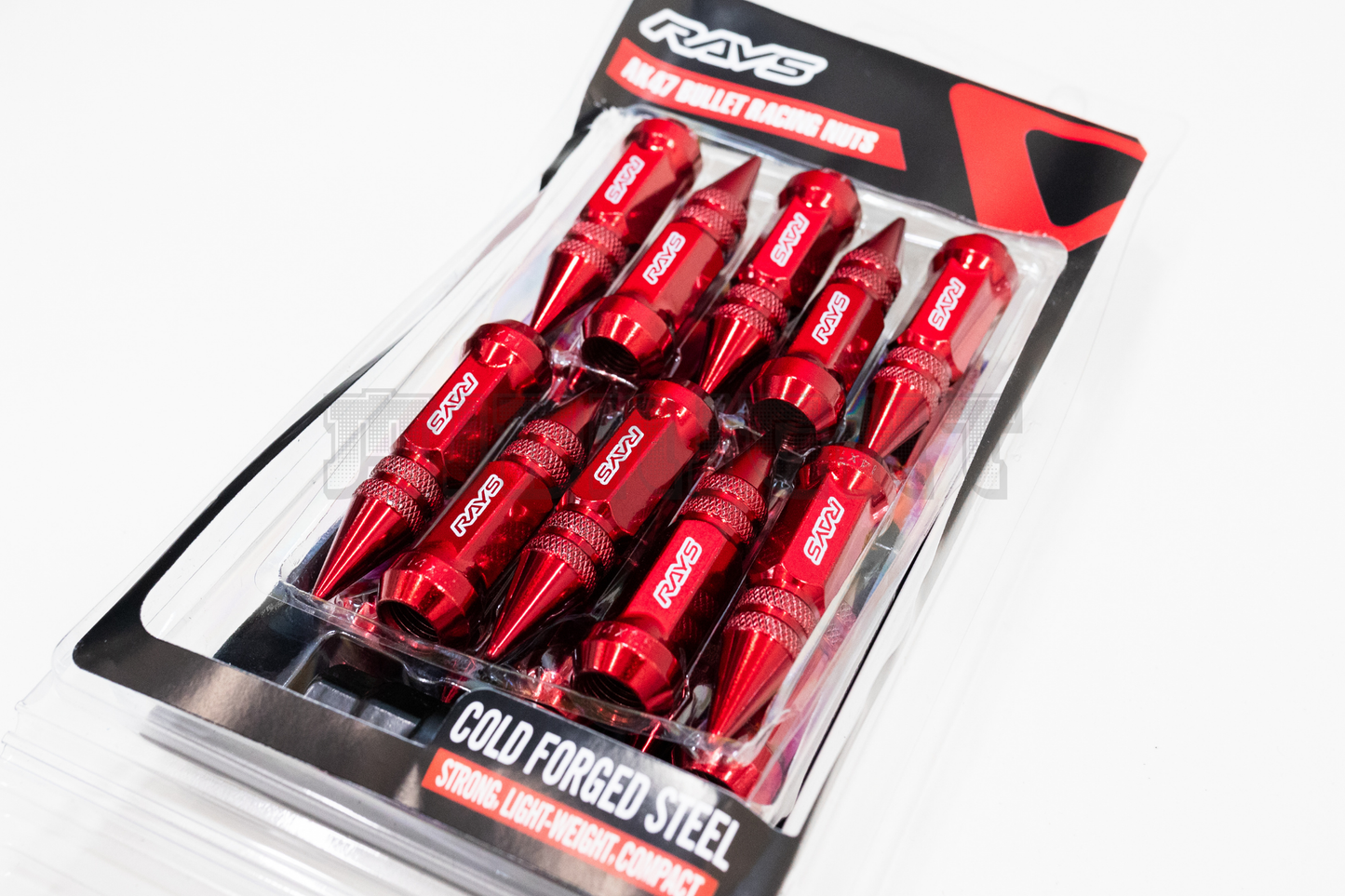 Rays AK47 Bullet Racing Nuts Red M14xP1.5