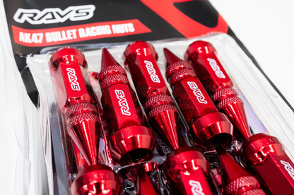 Rays AK47 Bullet Racing Nuts Red M14xP1.5