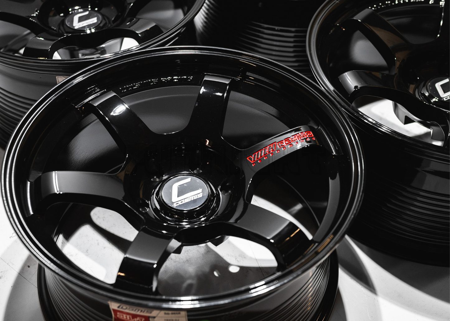 18" Gloss Black Rays TE37 Style Wheels (6x139.7) Square Set