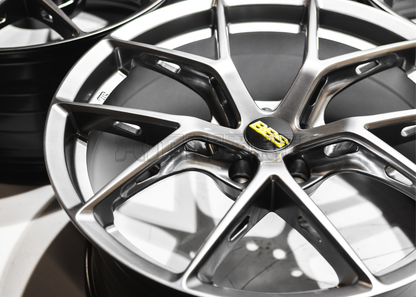 19" Gunmetal BBS FIR EVO Style Wheels (5x114.3) Staggered Set 19x8.5/9.5