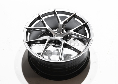 19" Gunmetal BBS FIR EVO Style Wheels (5x114.3) Staggered Set 19x8.5/9.5