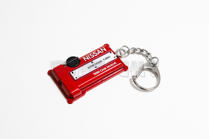 Nissan SR Redtop Valve Cover Keychain