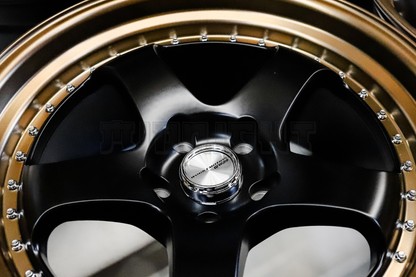 18" Matte Black Bronze Work Meister S1 Style Wheels Staggered Set 18x9.5/10.5 (5x114.3)