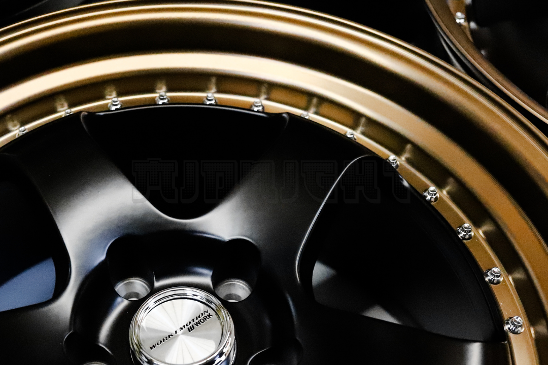 18" Matte Black Bronze Work Meister S1 Style Wheels Staggered Set 18x9.5/10.5 (5x114.3)