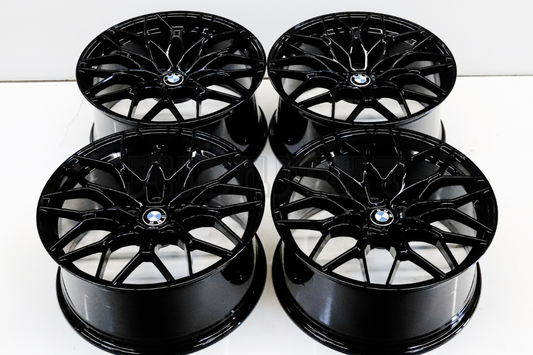 19" Gloss Black M Sport Style Wheels For BMW Square Set (5x120)