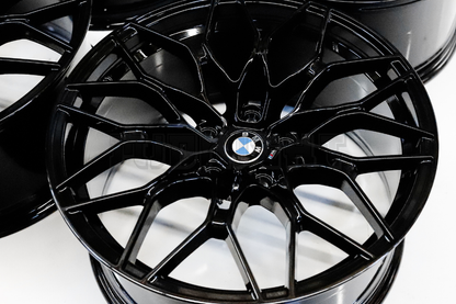 19" Gloss Black M Sport Style Wheels For BMW Square Set (5x120)