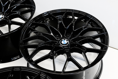 19" Gloss Black M Sport Style Wheels For BMW Square Set (5x120)