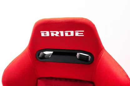 Bride Style Red Fabric Gradation Reclinable Bucket Seat