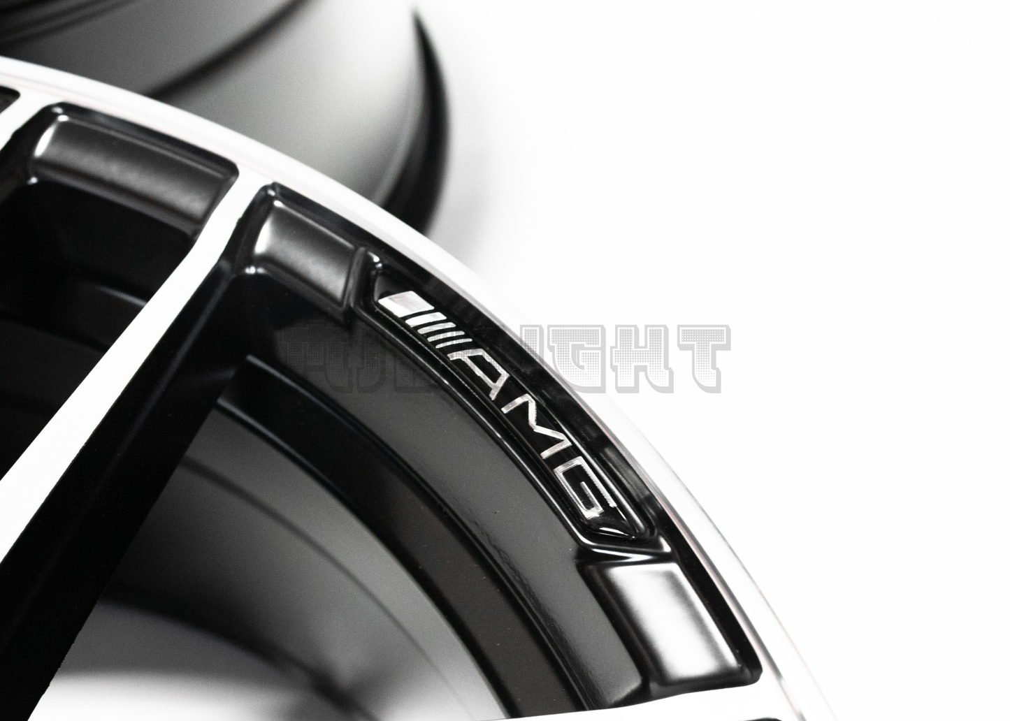 20" Matte Black Machined AMG Style Wheels For Mercedes Staggered Set 20x8.5/9.5