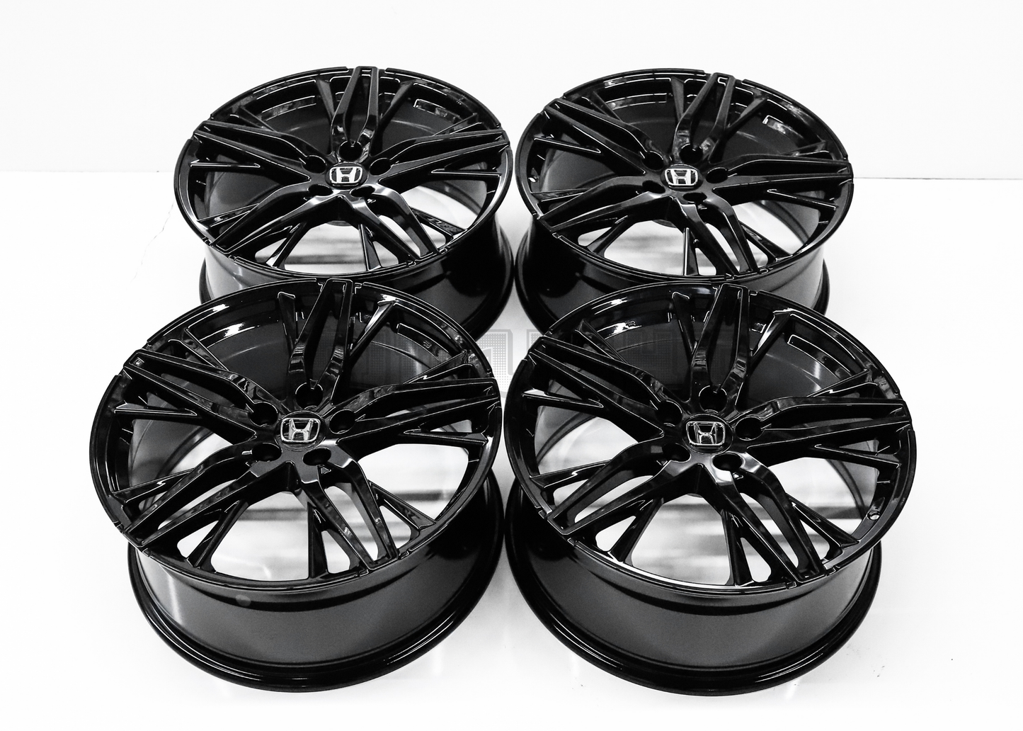 20" Gloss Black Wheels For Honda (5x114.3) Squared Set