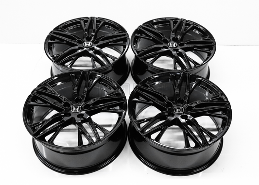 20" Gloss Black Wheels For Honda (5x114.3) Squared Set