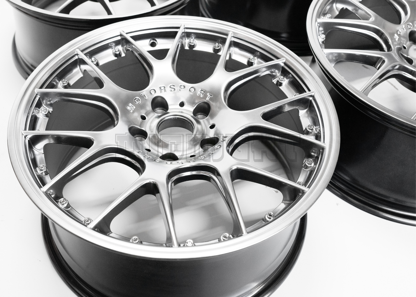 18" BBS CHR Style Gunmetal Wheels For BMW Square Set