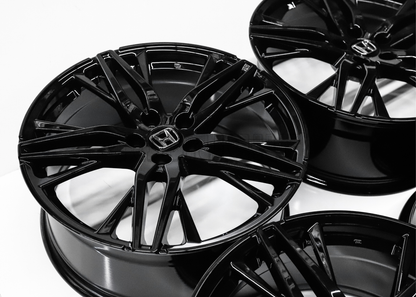 20" Gloss Black Wheels For Honda (5x114.3) Squared Set