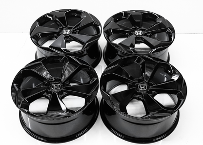 20" Gloss Black Wheels For Honda (5x114.3) Squared Set