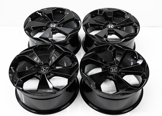 20" Gloss Black Wheels For Honda (5x114.3) Squared Set