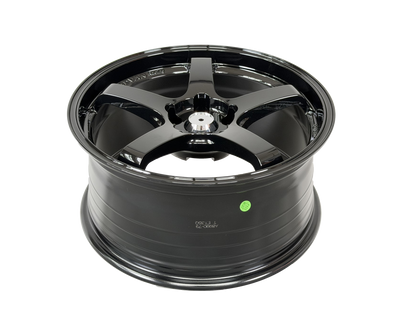 18" Black Advan Style Wheels Set of 4 18x8.5 +35 5x114.3