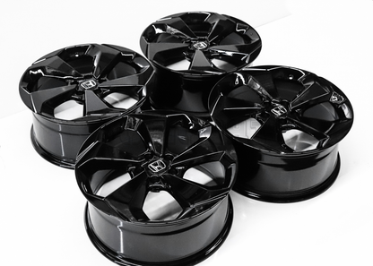 20" Gloss Black Wheels For Honda (5x114.3) Squared Set