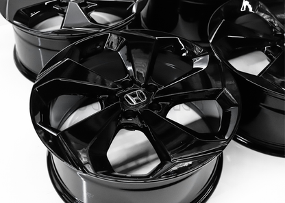 20" Gloss Black Wheels For Honda (5x114.3) Squared Set