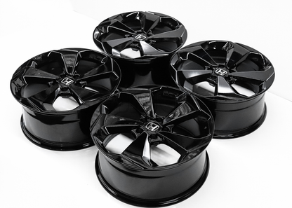 20" Gloss Black Wheels For Honda (5x114.3) Squared Set
