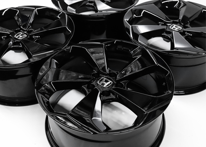 20" Gloss Black Wheels For Honda (5x114.3) Squared Set