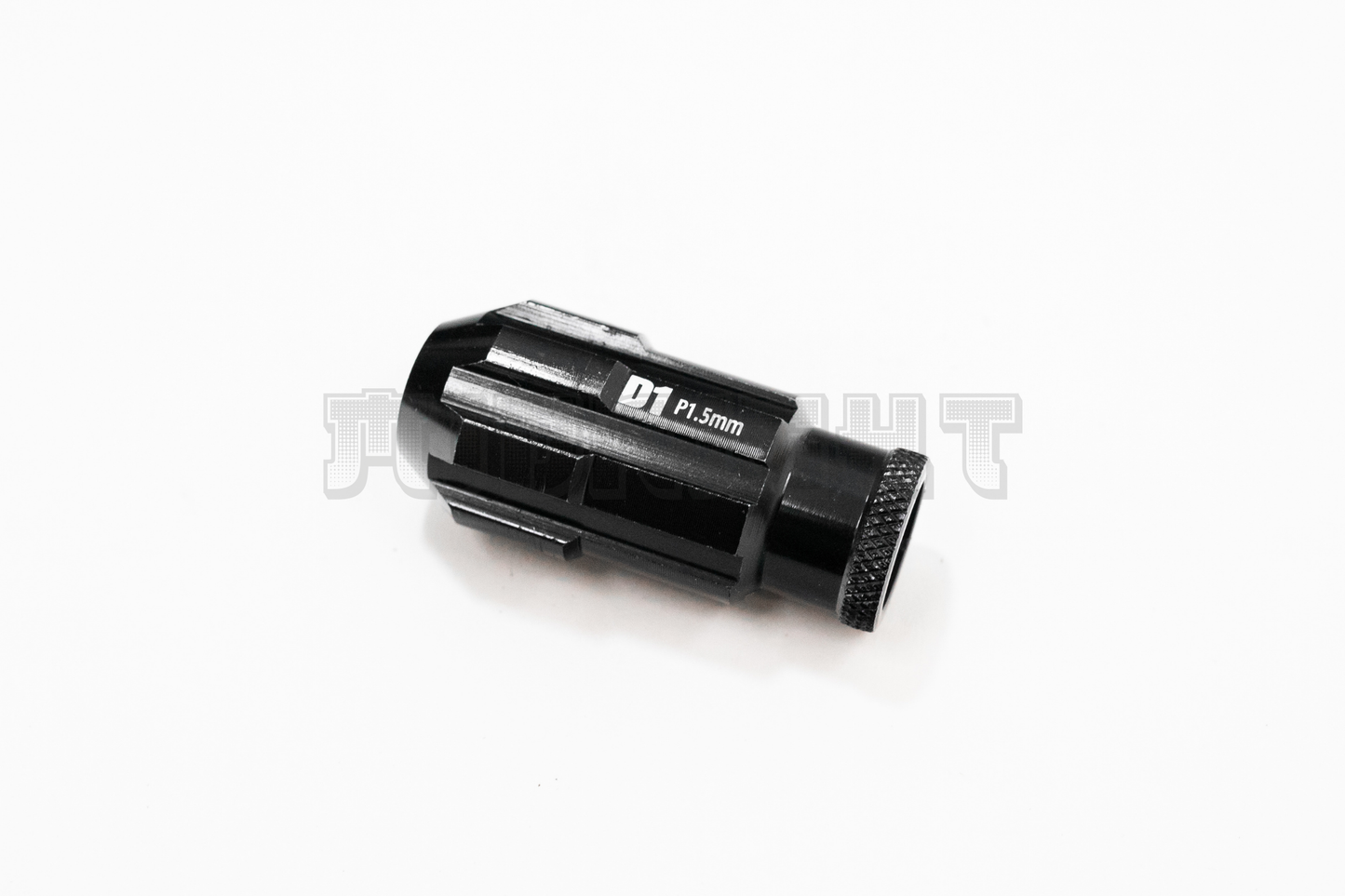 D1 Spec Style Black Racing Composite Formula Spline Lug Nut Set M12xP1.25 / M12x1.5