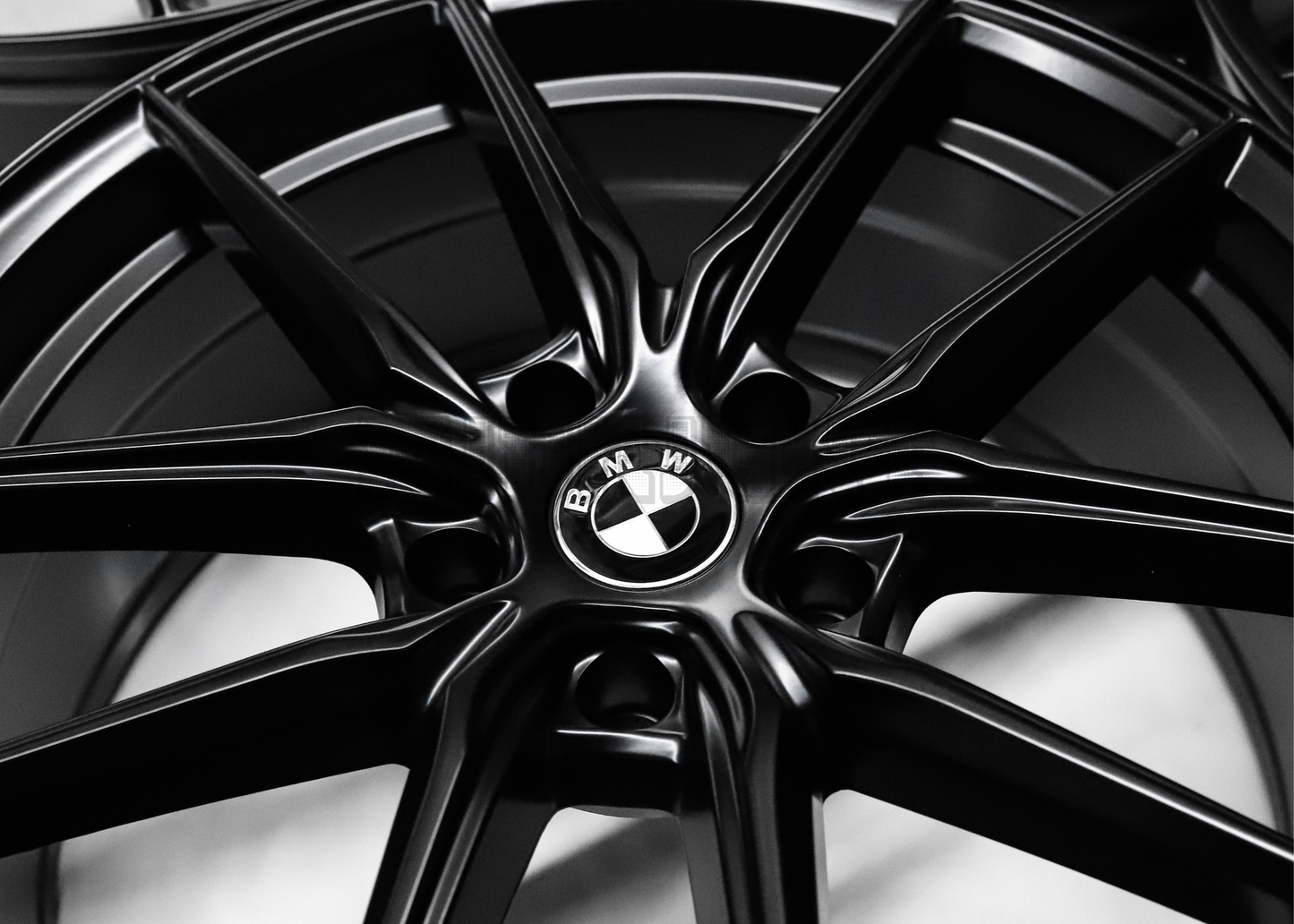 19" Satin Black Wheels For BMW (5x120) Squared Set