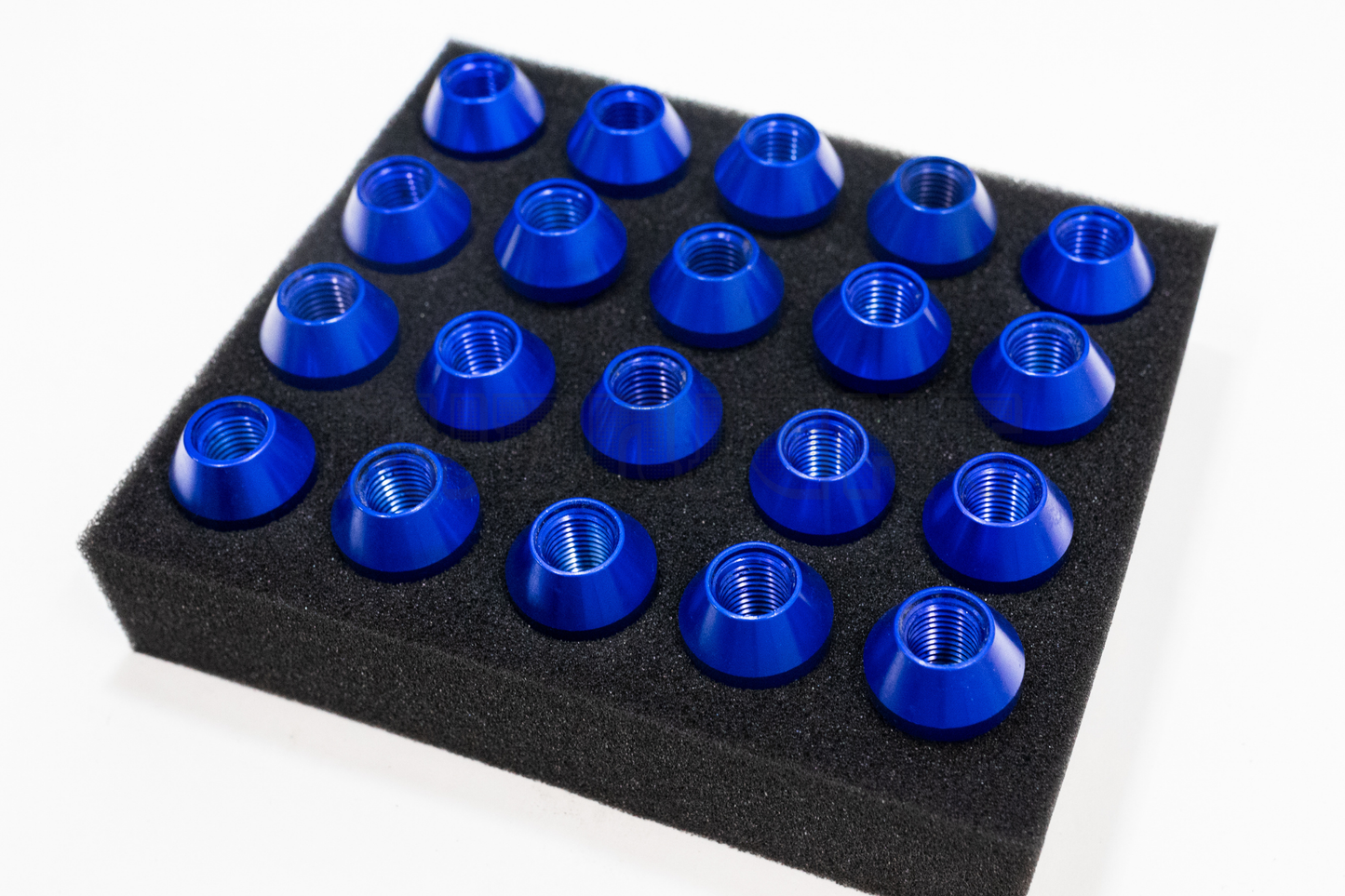 Rays Style Blue Racing Composite Formula Hexagon Lug Nut Set M12xP1.25 / M12x1.5