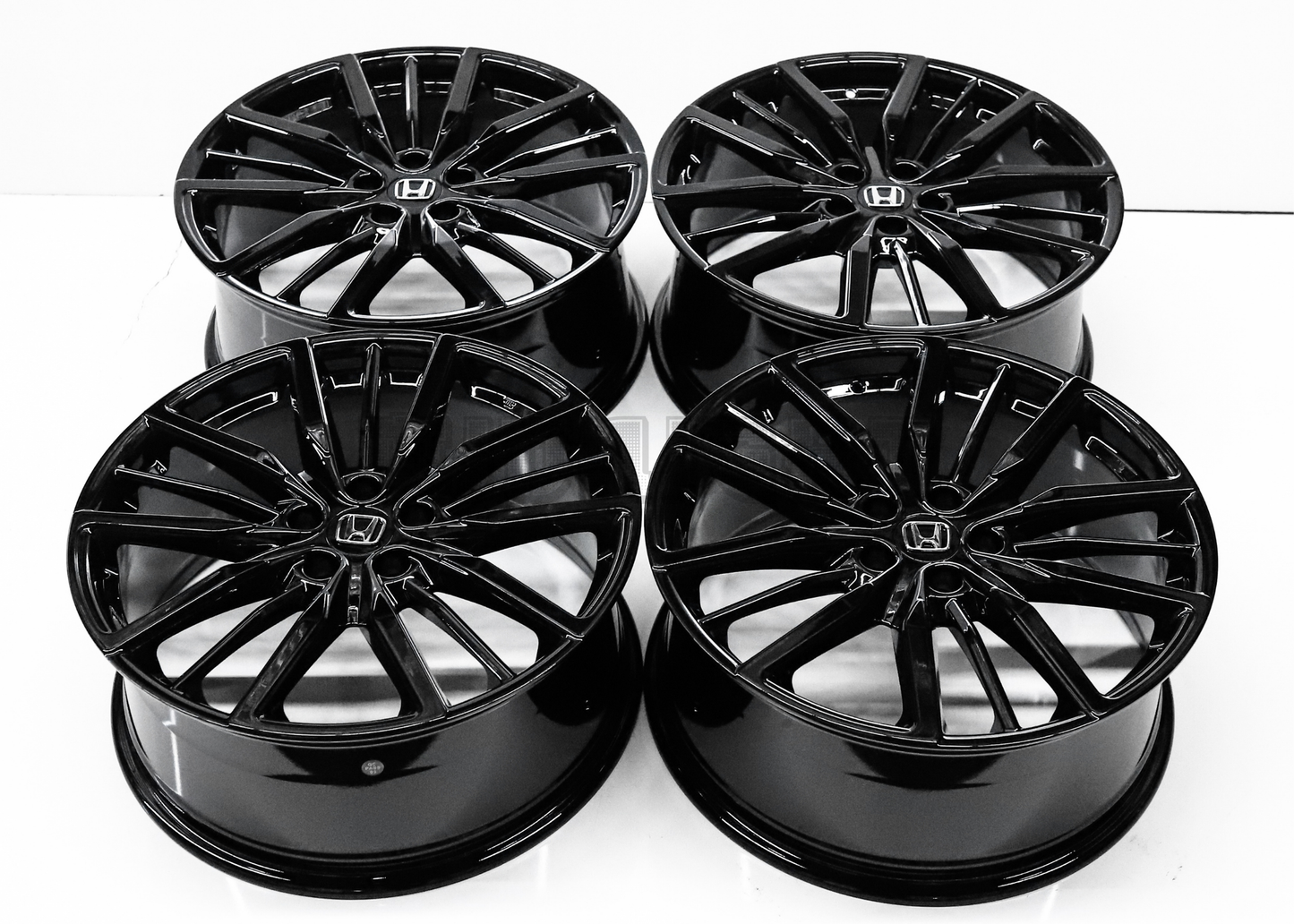 20" Gloss Black Wheels For Honda (5x114.3) Squared Set
