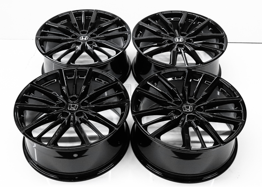 20" Gloss Black Wheels For Honda (5x114.3) Squared Set