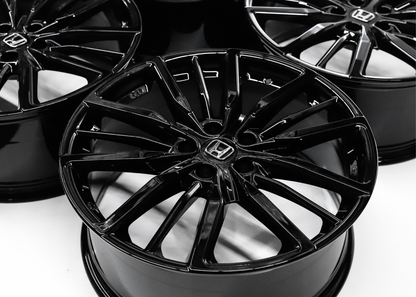 20" Gloss Black Wheels For Honda (5x114.3) Squared Set