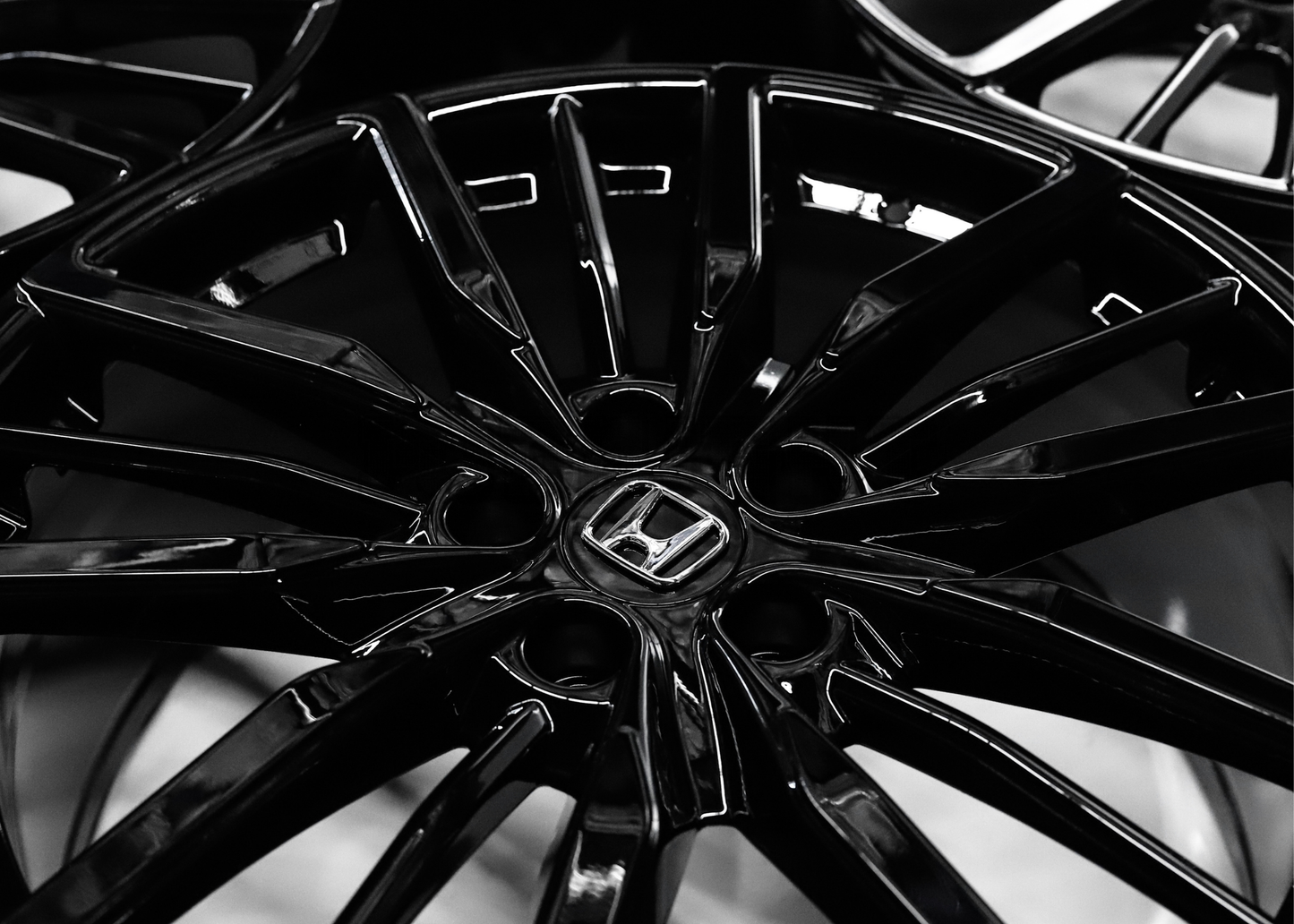 20" Gloss Black Wheels For Honda (5x114.3) Squared Set