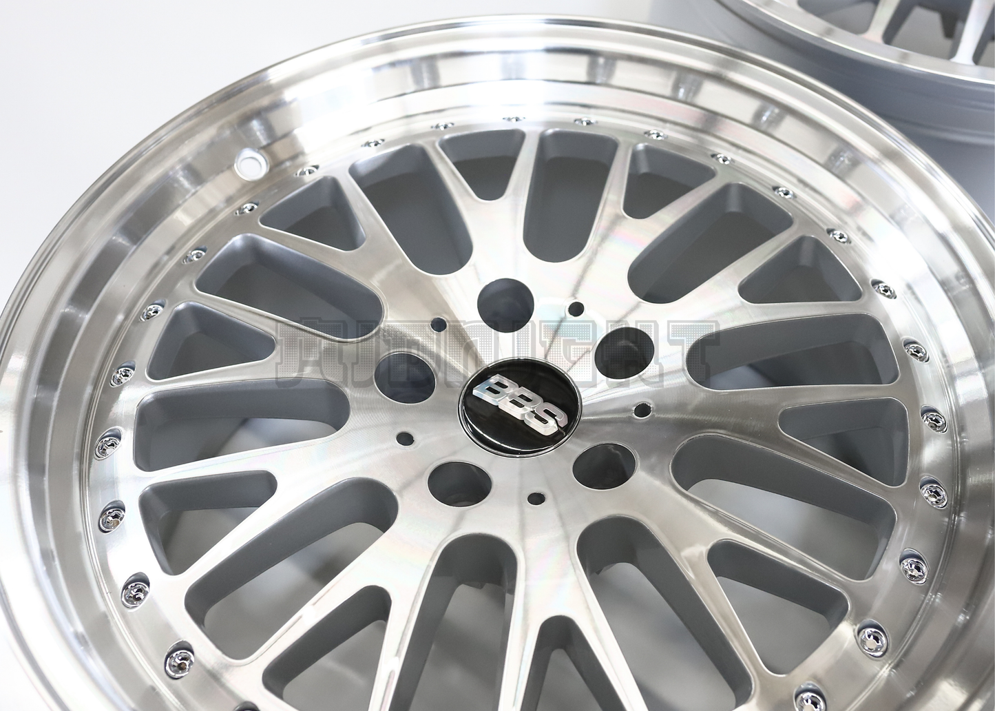 18" Machined Silver BBS Style Wheels (5x114.3) Staggered Set 18x8.5/9.5