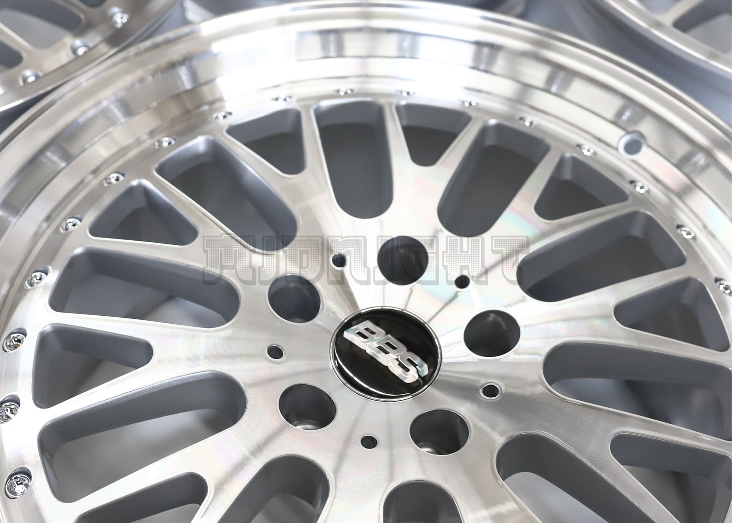 18" Machined Silver BBS Style Wheels (5x114.3) Staggered Set 18x8.5/9.5