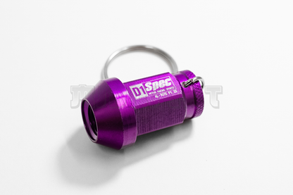 D1 Spec Purple Lug Nut Keychain