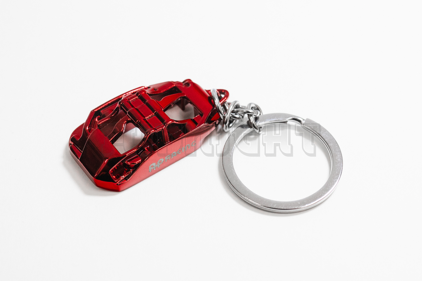 AP Racing Anodized Red Caliper Keychain