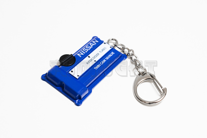 Nissan SR Blue Valve Cover Keychain