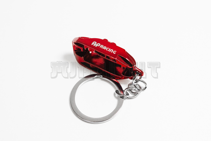 AP Racing Anodized Red Caliper Keychain