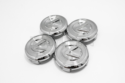 Set Of Four Lexus Silver Center Hub Caps